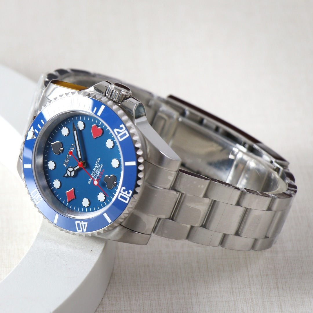 Seikomariner Poker blue