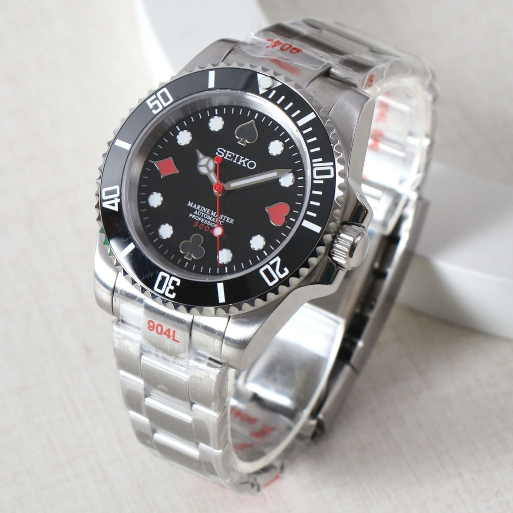 Seikomariner Poker black