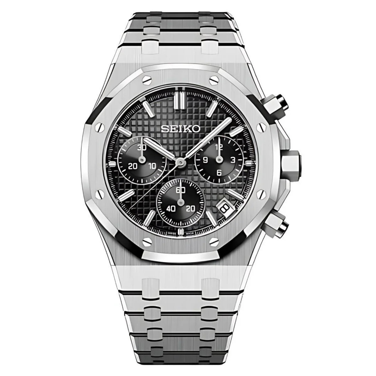 Royal seikoak (chrono) black