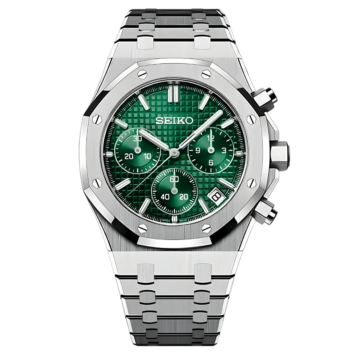 Royal seikoak (chrono) green