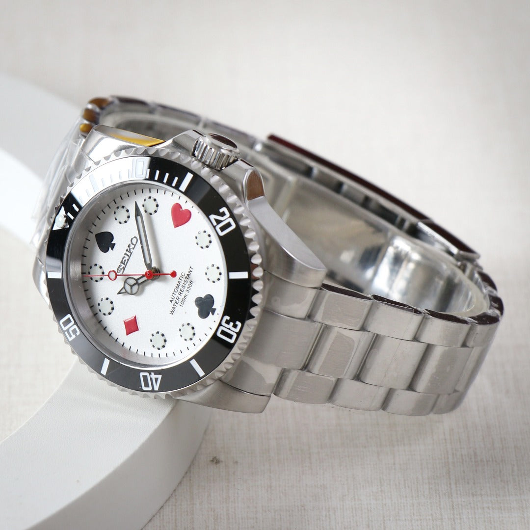 Seikomariner Poker white