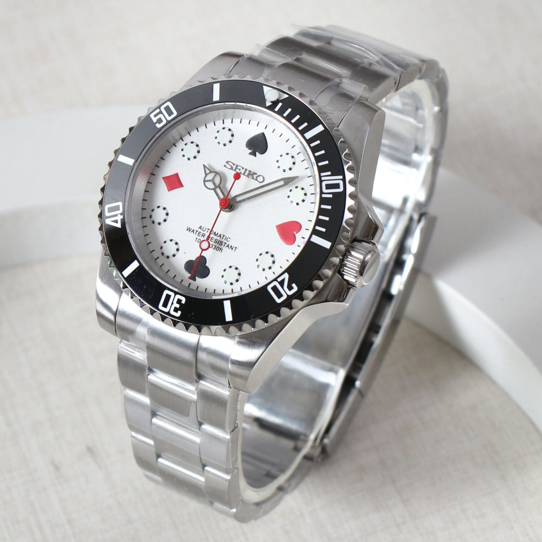 Seikomariner Poker white