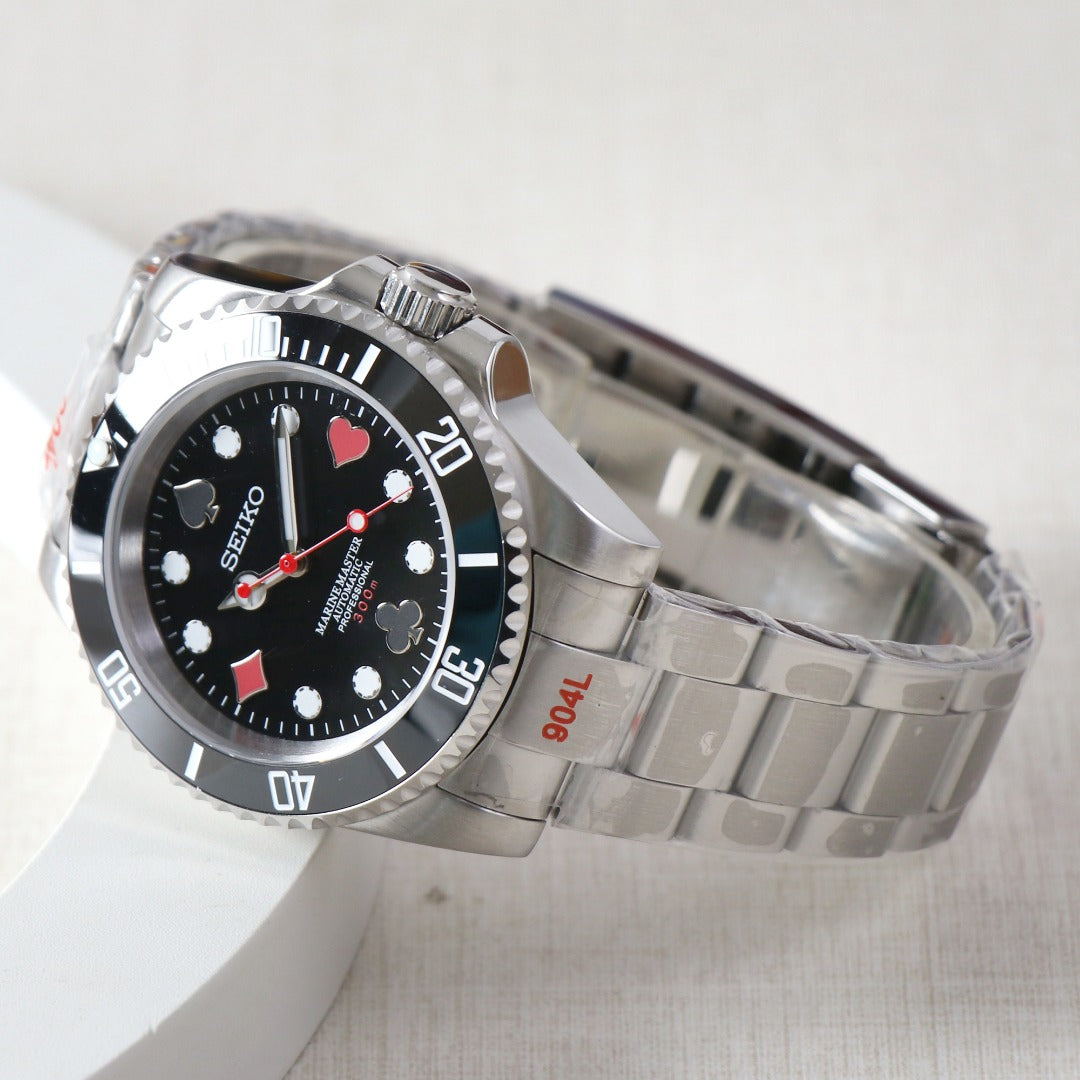 Seikomariner Poker black