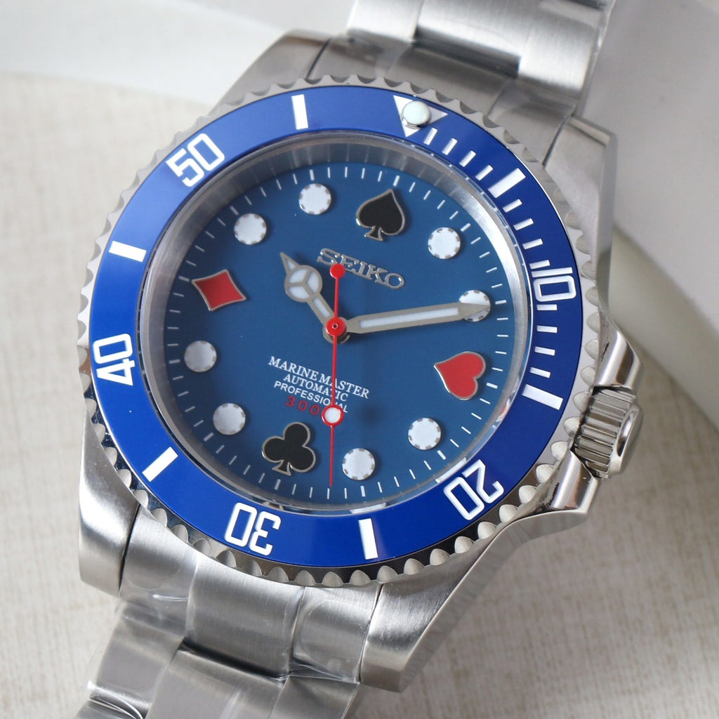 Seikomariner Poker blue