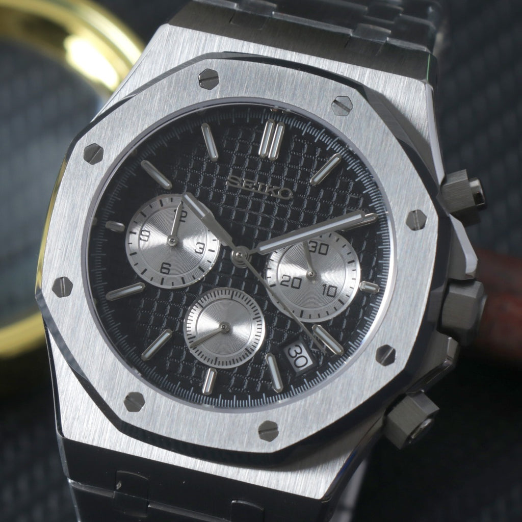 Royal seikoak (chrono) black