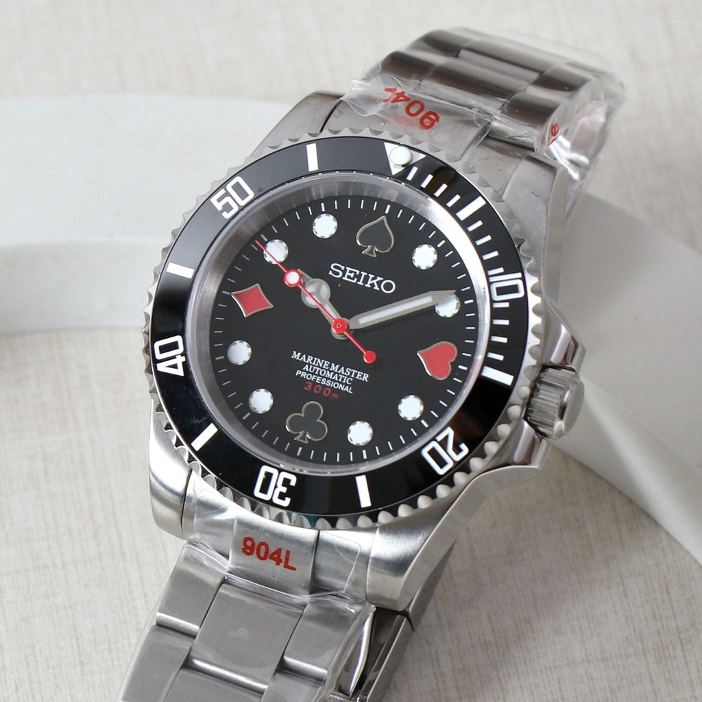 Seikomariner Poker black