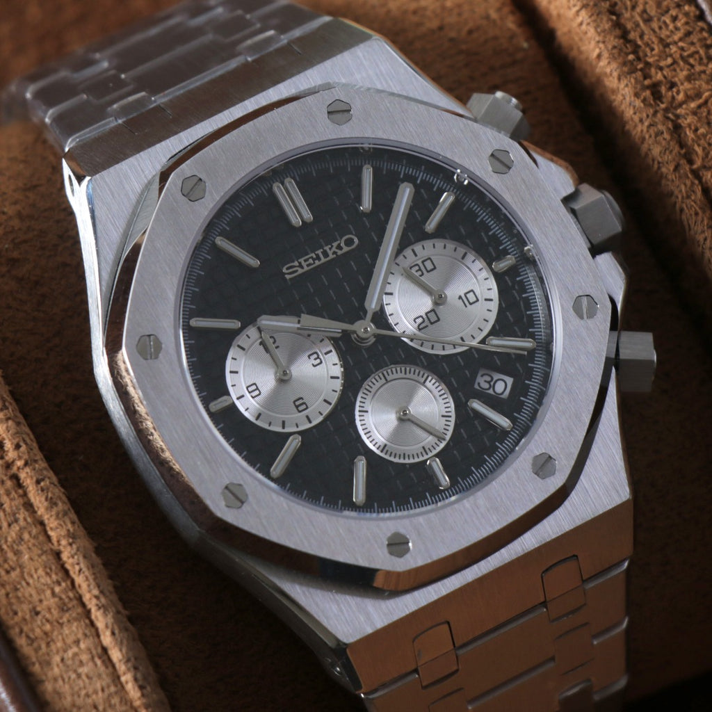 Royal seikoak (chrono) black