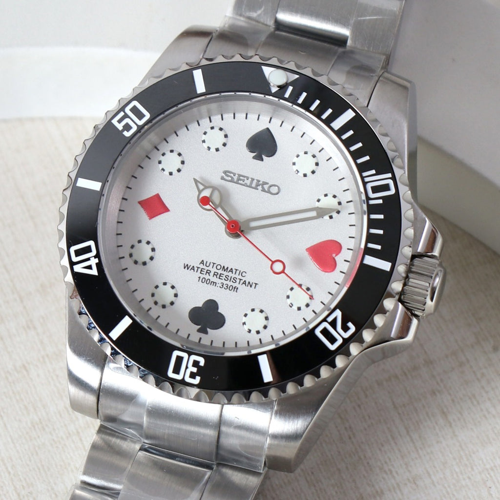 Seikomariner Poker white