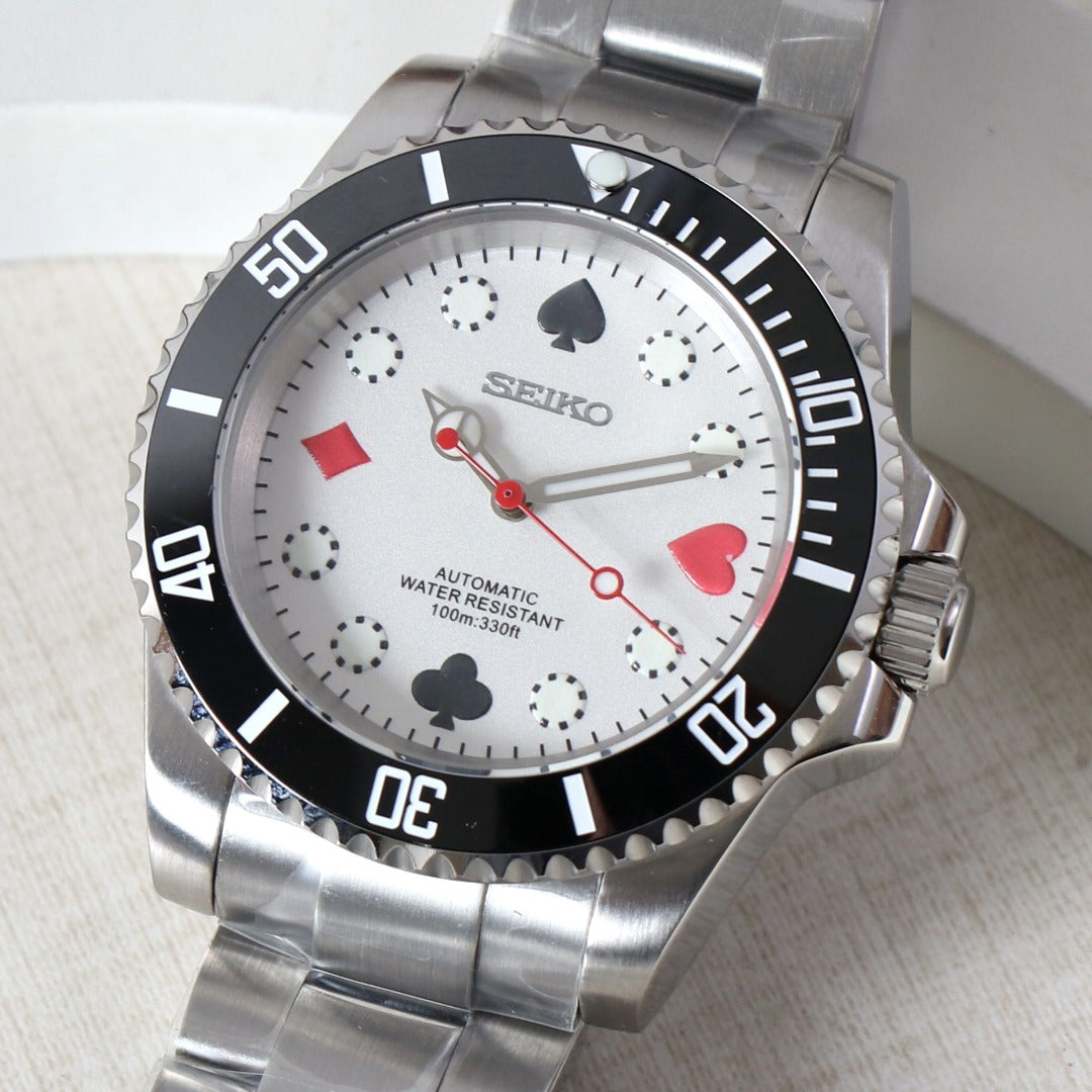 Seikomariner Poker white