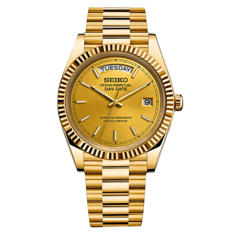 SeikoDate full gold